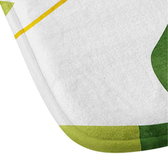83 Oranges Banana Leaf Salad Memory Foam Bath Mat