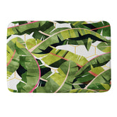 83 Oranges Banana Leaf Salad Memory Foam Bath Mat
