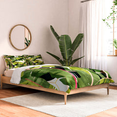 83 Oranges Banana Leaf Salad Comforter