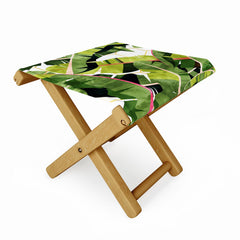 83 Oranges Banana Leaf Salad Folding Stool