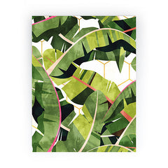 83 Oranges Banana Leaf Salad Mini Art Print