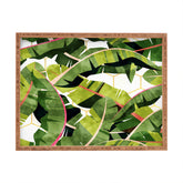 83 Oranges Banana Leaf Salad Rectangular Tray