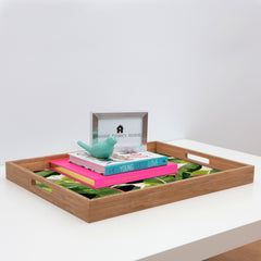 83 Oranges Banana Leaf Salad Rectangular Tray