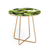 83 Oranges Banana Leaf Salad Round Side Table