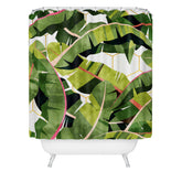 83 Oranges Banana Leaf Salad Shower Curtain