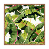 83 Oranges Banana Leaf Salad Square Tray