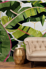 83 Oranges Banana Leaf Salad Tapestry