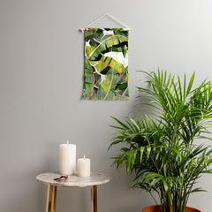 83 Oranges Banana Leaf Salad Wall Hanging Portrait