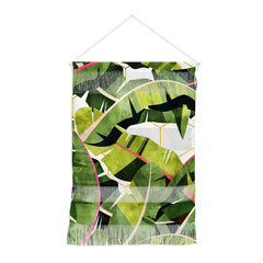 83 Oranges Banana Leaf Salad Wall Hanging Portrait