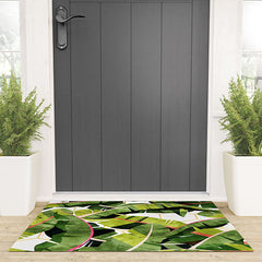 83 Oranges Banana Leaf Salad Welcome Mat