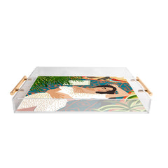 83 Oranges Beach Read Sleep Repeat Acrylic Tray