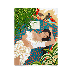 83 Oranges Beach Read Sleep Repeat Poster