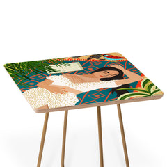 83 Oranges Beach Read Sleep Repeat Side Table