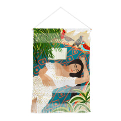 83 Oranges Beach Read Sleep Repeat Wall Hanging Portrait