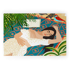 83 Oranges Beach Read Sleep Repeat Welcome Mat