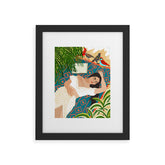 83 Oranges Beach Read Sleep Repeat Framed Art Print