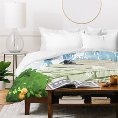 83 Oranges Being a person Duvet Cover