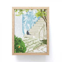 83 Oranges Being a person Framed Mini Art Print