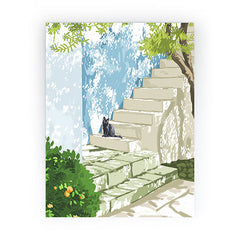 83 Oranges Being a person Mini Art Print