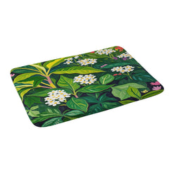83 Oranges Beneath The Jungle Canopy Memory Foam Bath Mat