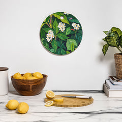 83 Oranges Beneath The Jungle Canopy Cutting Board Round
