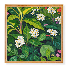 83 Oranges Beneath The Jungle Canopy Framed Wall Art