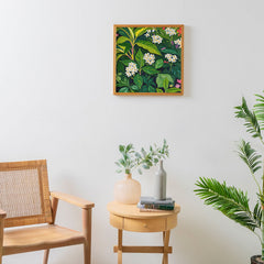 83 Oranges Beneath The Jungle Canopy Framed Wall Art