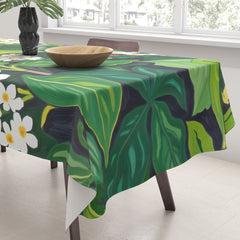 83 Oranges Beneath The Jungle Canopy Tablecloth