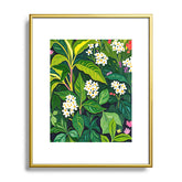 83 Oranges Beneath The Jungle Canopy Metal Framed Art Print