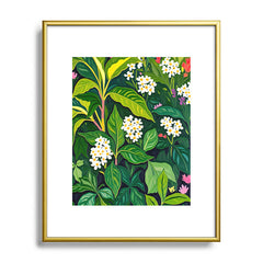 83 Oranges Beneath The Jungle Canopy Metal Framed Art Print