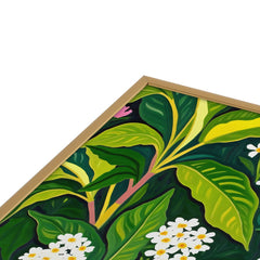 83 Oranges Beneath The Jungle Canopy Square Metal Framed Art Print