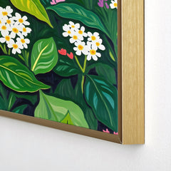 83 Oranges Beneath The Jungle Canopy Square Metal Framed Art Print