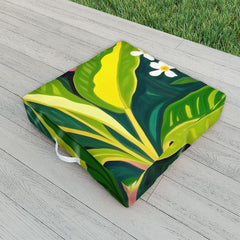 83 Oranges Beneath The Jungle Canopy Outdoor Floor Cushion