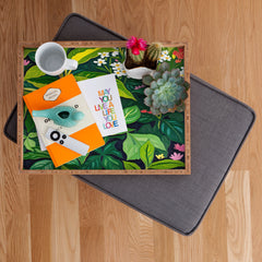83 Oranges Beneath The Jungle Canopy Rectangular Tray