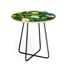 83 Oranges Beneath The Jungle Canopy Round Side Table