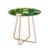 83 Oranges Beneath The Jungle Canopy Round Side Table