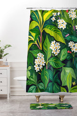 83 Oranges Beneath The Jungle Canopy Memory Foam Bath Mat