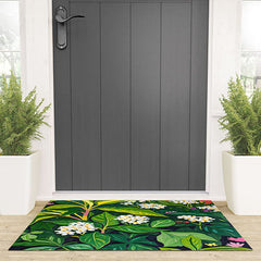 83 Oranges Beneath The Jungle Canopy Welcome Mat