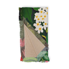 83 Oranges Beneath The Jungle Canopy Throw Blanket