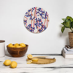 83 Oranges Berry Summer Cutting Board Round
