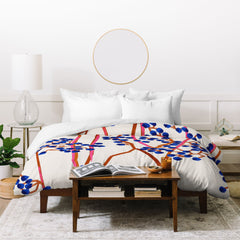 83 Oranges Berry Summer Duvet Cover