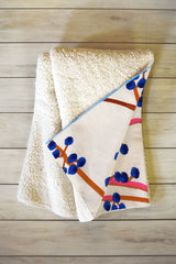 83 Oranges Berry Summer Fleece Throw Blanket