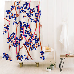 83 Oranges Berry Summer Shower Curtain