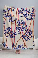 83 Oranges Berry Summer Throw Blanket