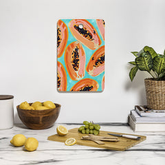 83 Oranges Big Papaya Watercolor Painting Cutting Board Rectangle