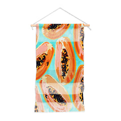 83 Oranges Big Papaya Watercolor Painting Wall Hanging Portrait