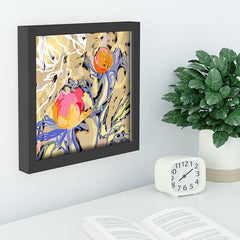 83 Oranges Blooms in The Butter Forest Recessed Framing Square