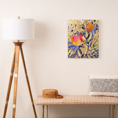 83 Oranges Blooms in The Butter Forest Art Canvas