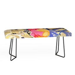 83 Oranges Blooms in The Butter Forest Bench