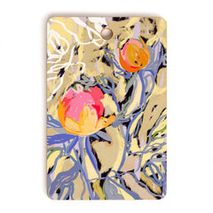 83 Oranges Blooms in The Butter Forest Cutting Board Rectangle